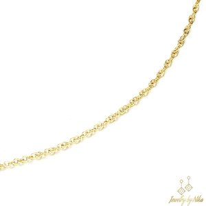 NEW 14K Yellow Gold Enchantia Boho Minimalist Dainty Chain Luxury Necklace